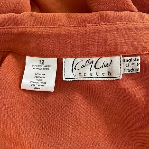 SOLD Kathy Che Flower Pocket Top (vintage) - Picture 7 of 8